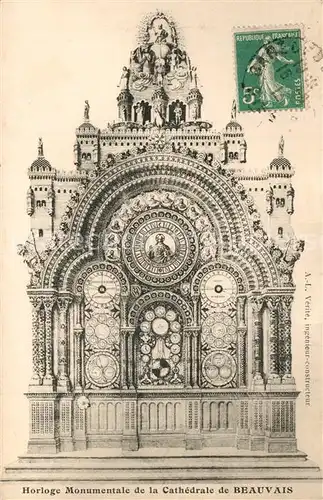 Beauvais Horloge Monumentale de la Cathedrale de Beauvais Beauvais