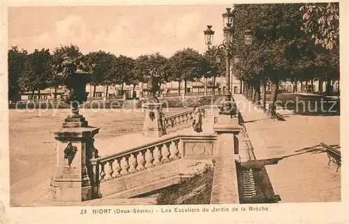 Niort Les Escaliers du Jardin de la Breche Niort