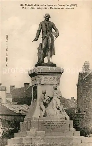 Montdidier_Somme La Statue de Parmentier Montdidier Somme