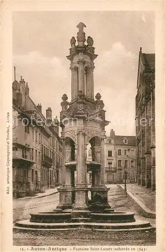 Autun_Antique Fontaine Saint Lazare Autun Antique
