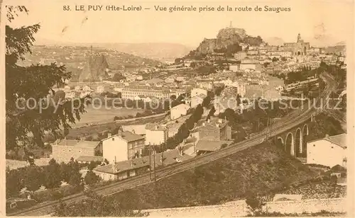 Le_Puy en Velay Vue generale prise de la route de Sangues Le_Puy en Velay