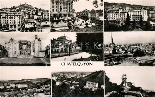 Chatelguyon Vue generale Place Brosson Hotel Splendid Chateau Chazeron Thermal Henry Vallon Sans Souci Chateau de Tournoel Chatelguyon