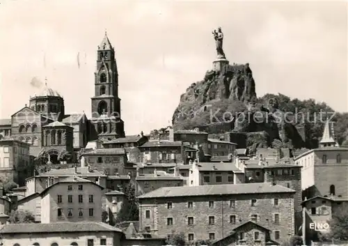Le_Puy en Velay Eglise Statue de Notre Dame de France Le_Puy en Velay
