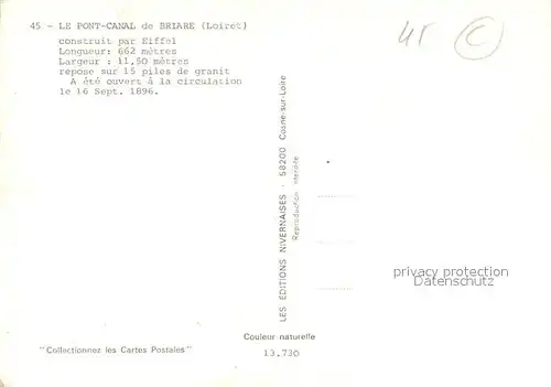 Briare Pont sur la Loire Canal de Briare Briare