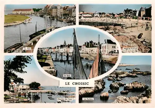 Le_Croisic Le Port Plage de Port Lin Les Rochers Chambre des Vases Quai Le_Croisic