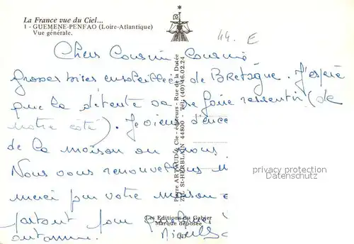 Guemene Penfao Vue aerienne Guemene Penfao