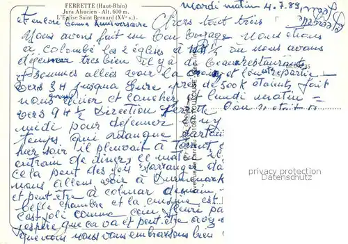 Ferrette_Haut Rhin Eglise Saint Bernard XVe siecle Ferrette Haut Rhin