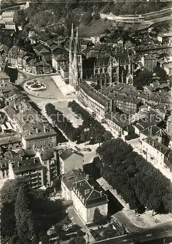 Voiron Cours Senozan Place de la Republique Eglise Saint Bruno vue aerienne Voiron