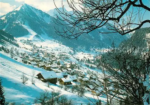 Chatel_Haute Savoie Echappee sur le village et Massif du Linga Alpes en hiver Chatel Haute Savoie