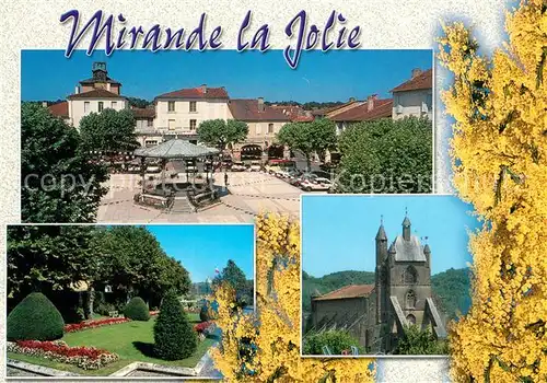 Mirande Place Astarac Eglise Parc Mirande