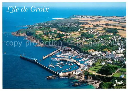 Ile_de_Groix Port Tudy vue aerienne 