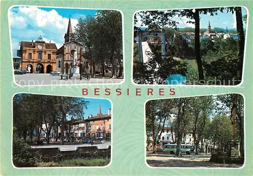 Bessieres Vue generale Eglise Place Bessieres