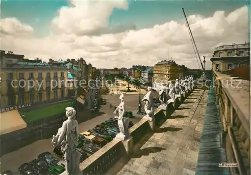 Bordeaux Allees de Tourny Statues du Theatre Bordeaux