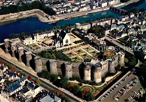 Angers Chateau vue aerienne Angers