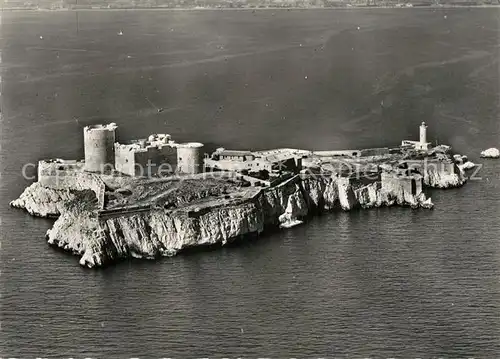 Marseille_Bouches du Rhone Chateau d If vue aerienne Marseille