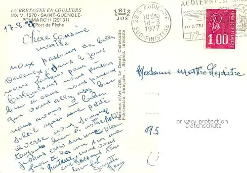 Saint Guenole Port de Peche vue aerienne Saint Guenole