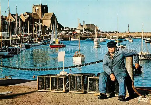 Barfleur_Manche Le port Bateaux Pecheur Barfleur_Manche