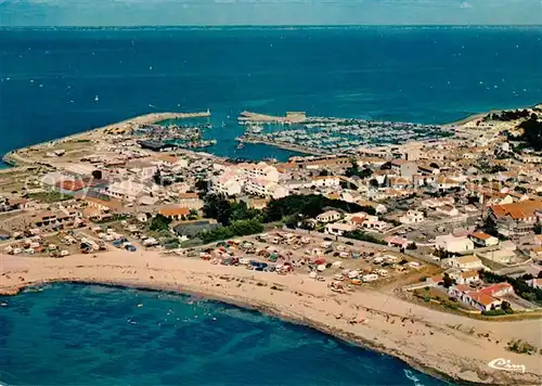 Ile_de_Noirmoutier Port de l Herbaudiere vue aerienne Ile_de_Noirmoutier