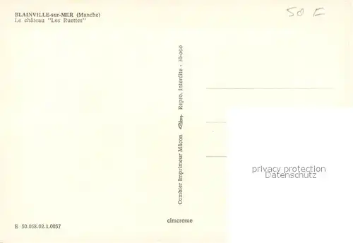 Blainville sur Mer Chateau Les Ruettes Blainville sur Mer