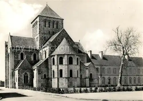 Lessay Eglise Abbatiale XIe siecle Batiments Monastiques Lessay