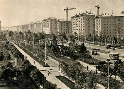 Moskau_Moscou Leninskij Prospekt Moskau Moscou