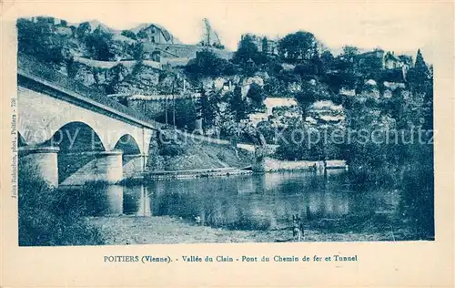Poitiers_Vienne Vall?e du Clain Pont du Chemin de fer et Tunnel Poitiers Vienne