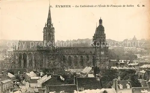 Evreux Cathedrale et Ecole St. Francois de Salles Evreux