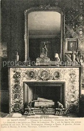 Saint Point Chateau de Lamartine Chemin Saint Point