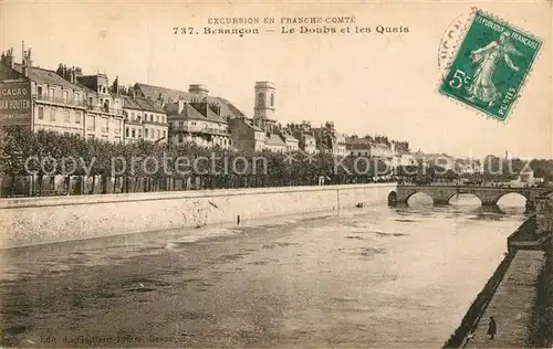Besancon_Doubs Le Doubs et les Quais Besancon Doubs