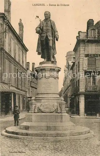 Langres Statue de Diderot Langres