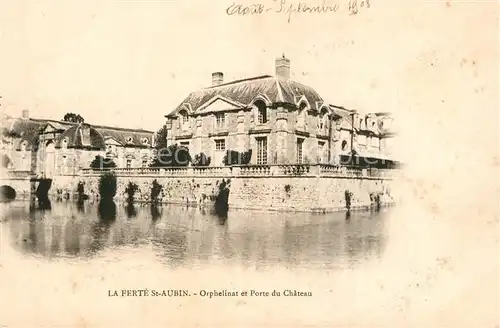 La_Ferte Saint Aubin Orphelinat et Porte du Chateau La_Ferte Saint Aubin