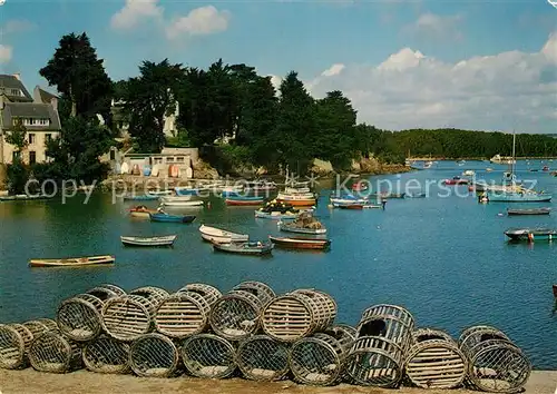Benodet Port de peche de Sainte Marine a l estuaire de l Odet Benodet