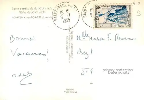 Pontenx les Forges Eglise paroissiale du XIVe siecle Pontenx les Forges