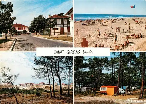 Saint_Girons_Landes Vue d ensemble Plage Camping 
