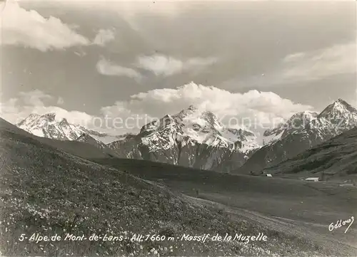 Mont de Lans Panorama Alpe Massif de la Muzelle Alpes Mont de Lans