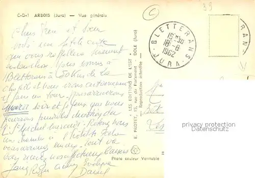 Arbois Vue generale Arbois