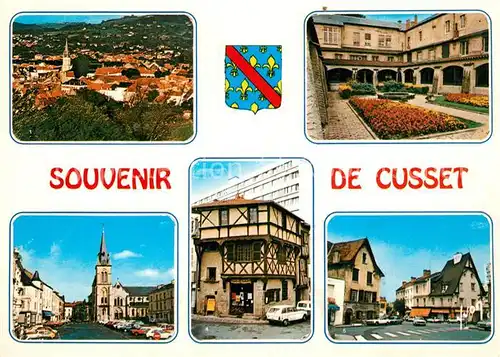Cusset_Allier Vue generale Galerie Marchande Place Victor Hugo Maison du Treve Chatard Taverne Louis XI Maison a Pignon Cusset Allier