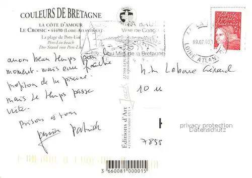 Le_Croisic Plage de Pors Lin Le_Croisic