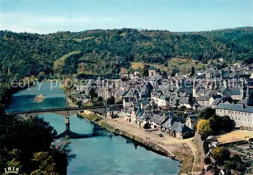 Argentat Pont sur la Dordogne vue aerienne Argentat
