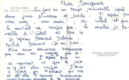 Cannes_Alpes Maritimes Vue generale et le port Cote d Azur Cannes Alpes Maritimes