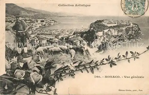 Monaco Vue generale de la Principaute Cote d Azur Monaco
