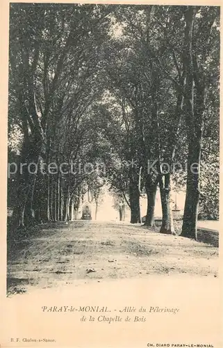 Paray le Monial Allee du Pelerinage de la Chapelle de Bois Paray le Monial