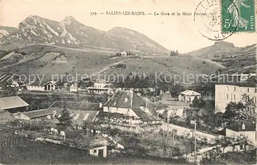 Salins les Bains Panorama La gare et Mont Poupet Salins les Bains