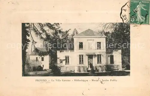 Provins Villa Garnier Bibliotheque Musee Jardin public Provins