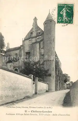 Chateau Landon Ancienne Abbaye Saint Severin XIIIe siecle Chateau Landon