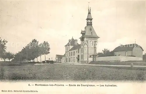 Montceaux les Provins Route de Courgivaux Les Aulnelles Montceaux les Provins