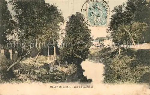 Melun_Seine_et_Marne Vue de l Almont Melun_Seine_et_Marne