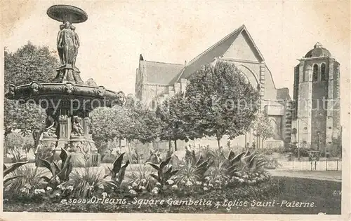 Orleans_Loiret Square Gambetta Eglise Saint Paterne Werbung Lait d Appenzell Orleans_Loiret