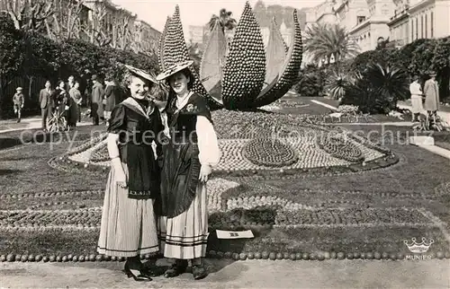 Menton_Alpes_Maritimes Les Fetes du Citron Costumes locaux Trachten Menton_Alpes_Maritimes