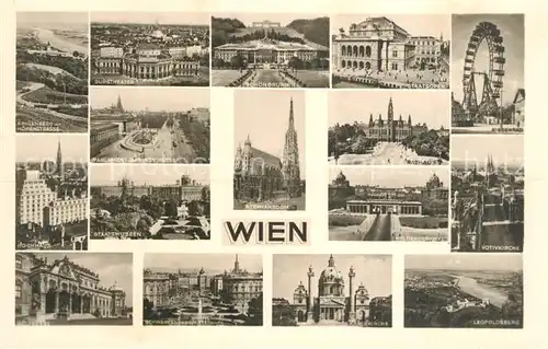 Wien Sehenswuerdigkeiten der Stadt Wien